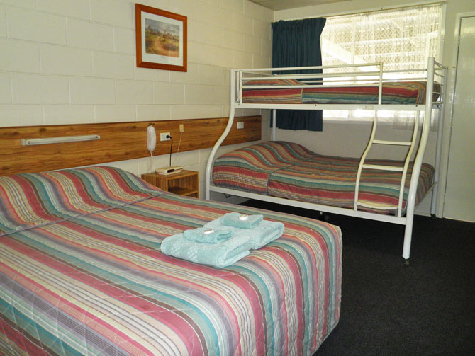 Our rooms cater for all size groups from single right up to family of five